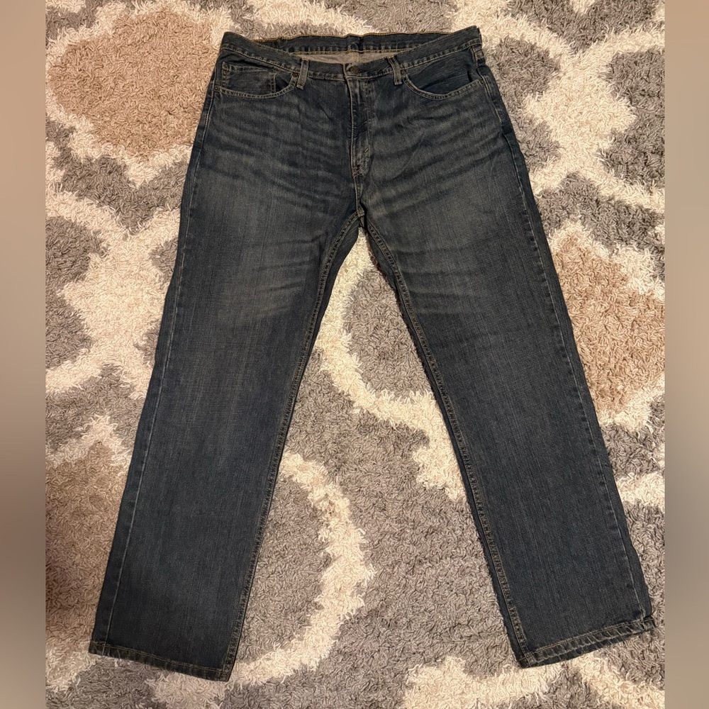Levi's Men's Dark Blue Straight Jeans
